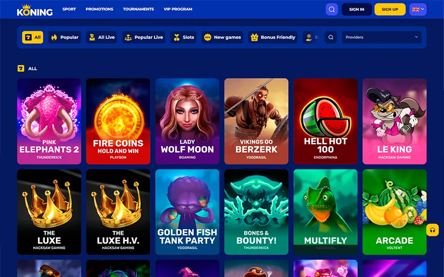 Koningbet spellen