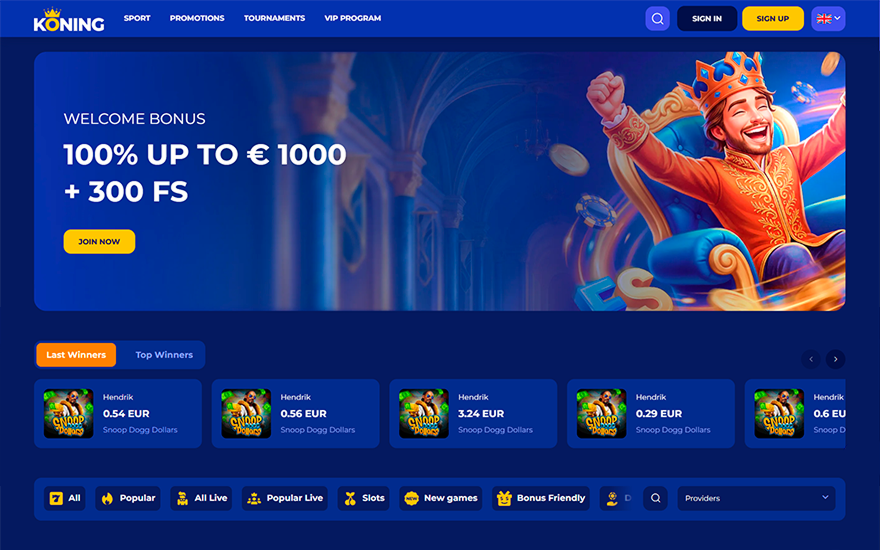 Koning Bet screenshot